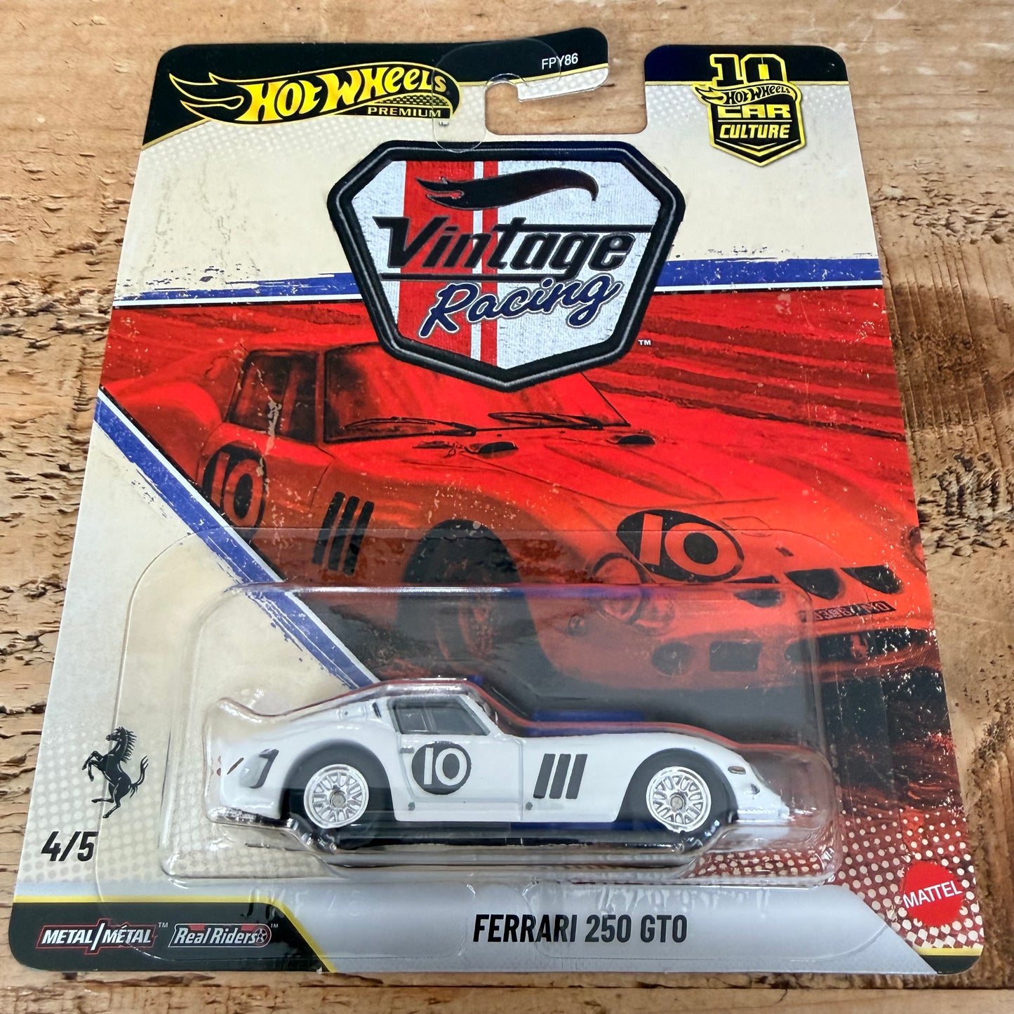 Hot Wheels Premium Vintage Racing Ferrari 250 GTO