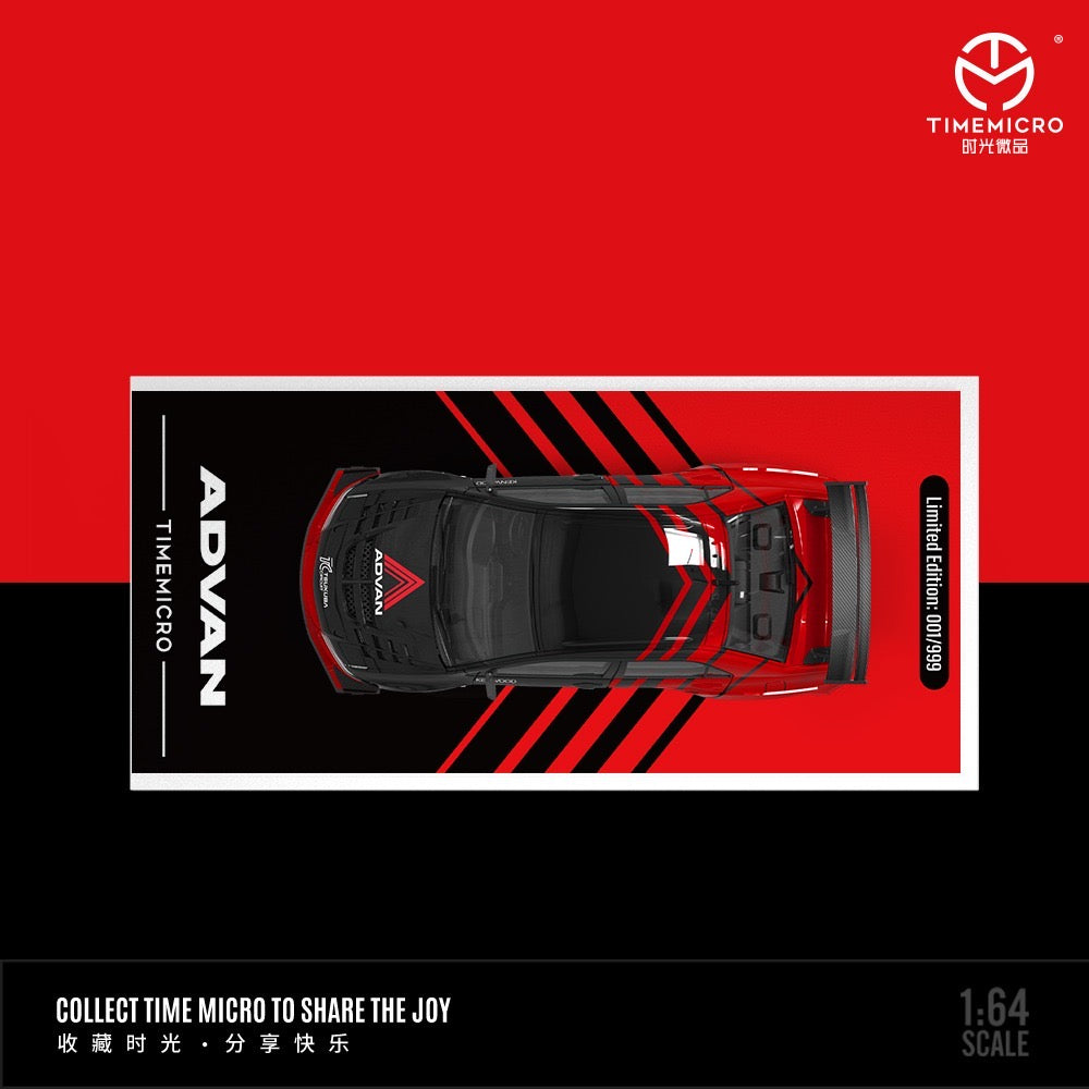 Time Micro Advan Mitsubishi Lancer Evolution 9 With Figure