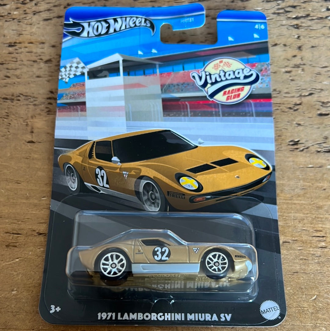 Hot Wheels US Exclusive Vintage Racing Club 1971 Lamborghini Miura SV
