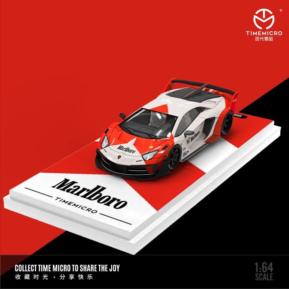 Time Micro Lamborghini Aventador GT EVO Marlboro