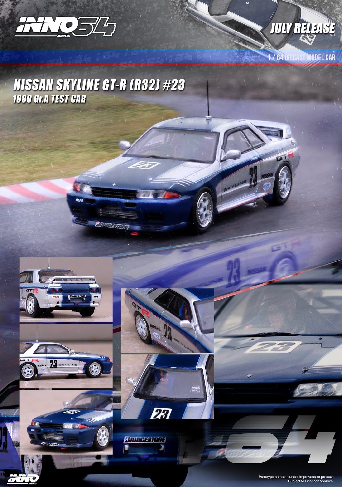 Inno64 Nissan Skyline R32 GTR Test Car