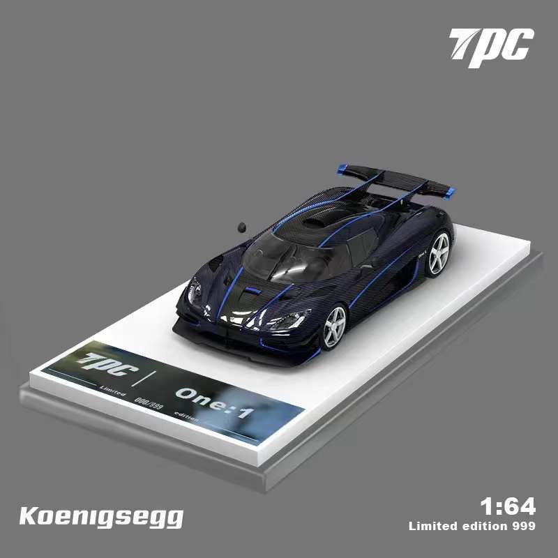 TPC Koenigsegg One:1 Carbon Fibre Blue