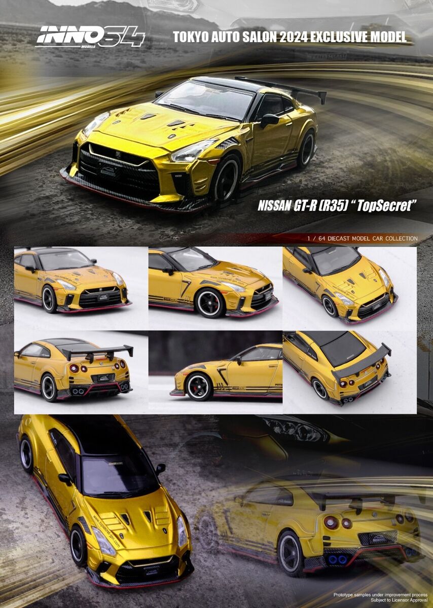 Inno64 Nissan GTR R35 Top Secret Tokyo Auto Salon 2024 Special Edition