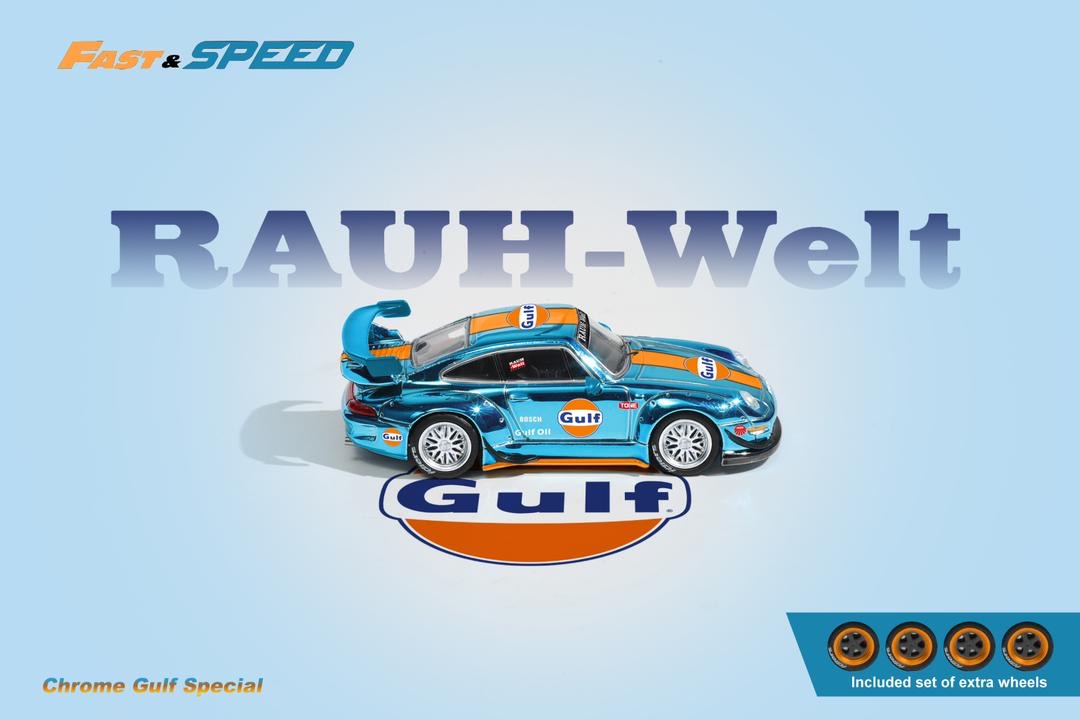 Fast & Speed Gulf Porsche 993 RWB Chrome