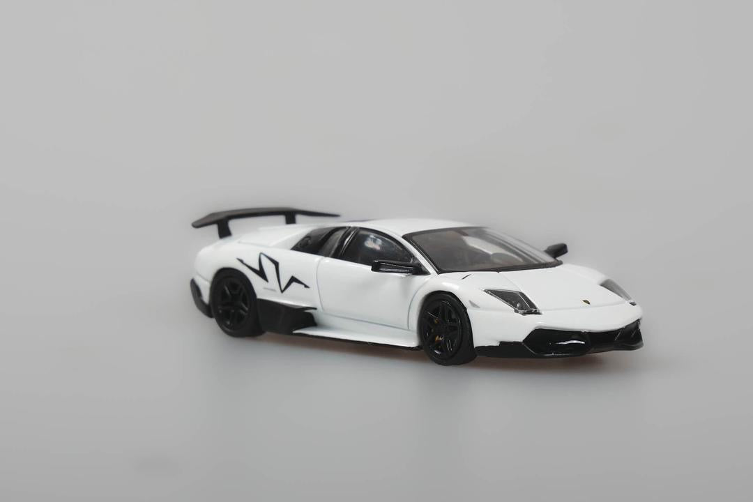 High Rev Model Lamborghini Murcielago LP670-4 SV White