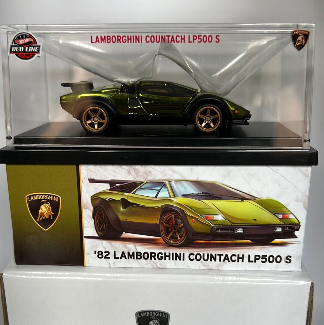 Hot Wheels RLC Lamborghini Countach LP500 S Acrylic Green