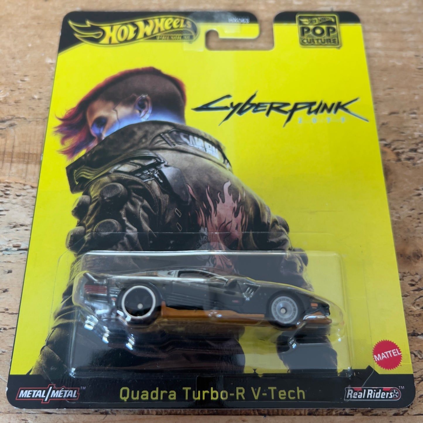Hot Wheels Premium Pop Culture Cyberpunk Quadra Turbo-R V Tech
