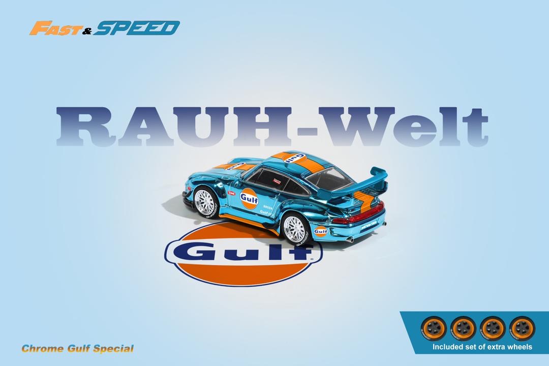 Fast & Speed Gulf Porsche 993 RWB Chrome