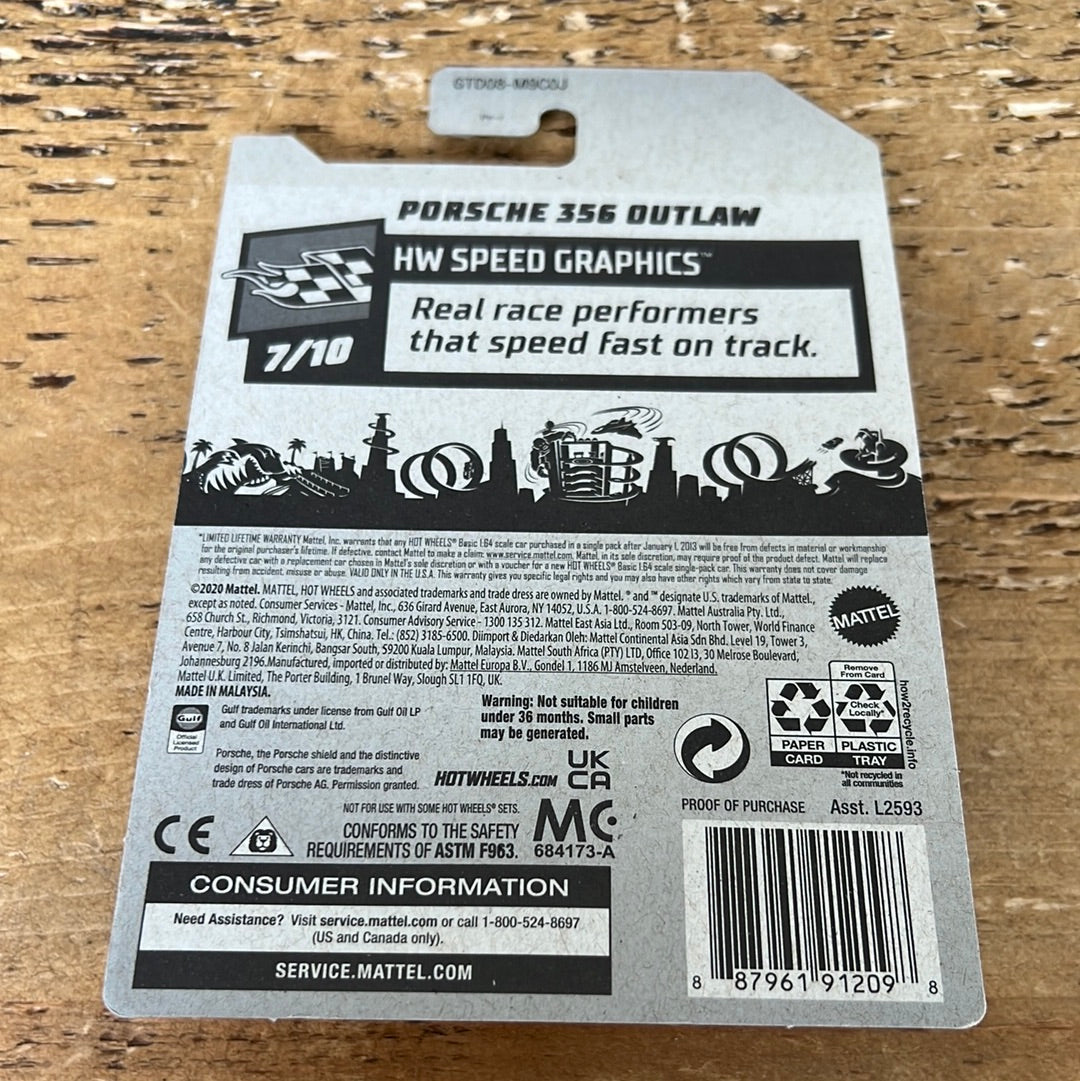 Hot Wheels Super Treasure Hunt Porsche 356 Outlaw Gulf