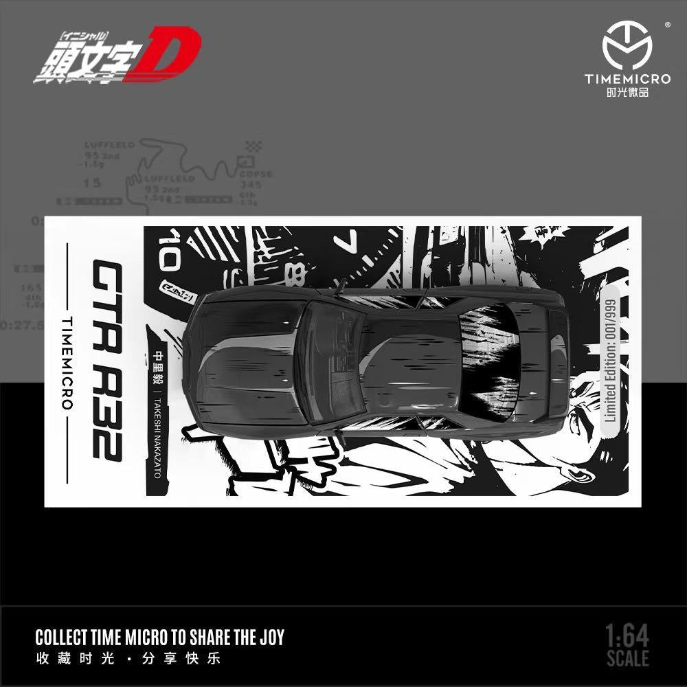 Timemicro Inital D Nissan Skyline R32 GTR Anime With Figure
