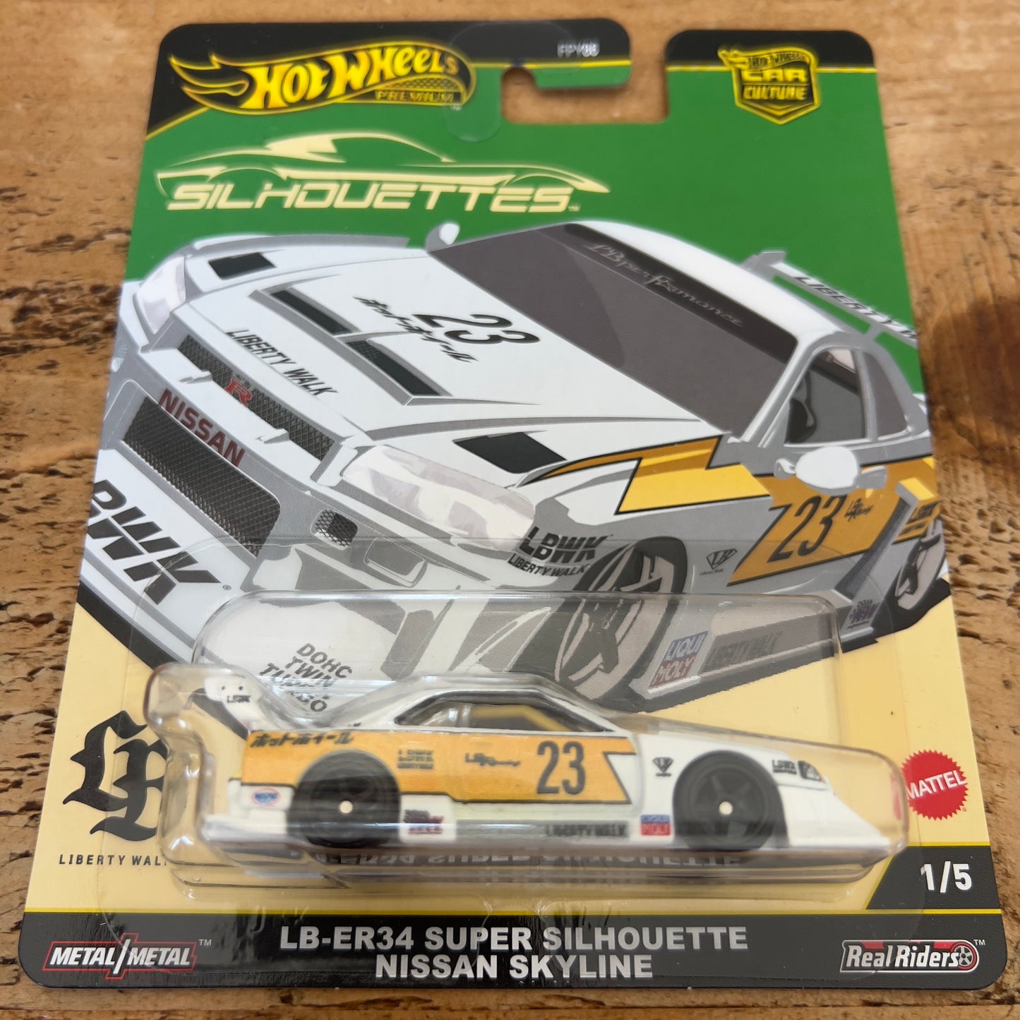 Hot Wheels Premium Silhouettes LB ER34 Super Silhouette Nissan Skyline