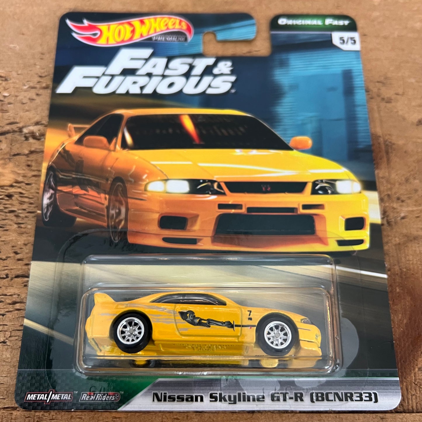 Hot Wheels Premium Fast & Furious Original Fast Nissan Skyline R33 GTR