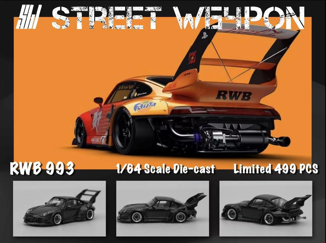 Street Weapon Dragonball Z Porsche 993 RWB