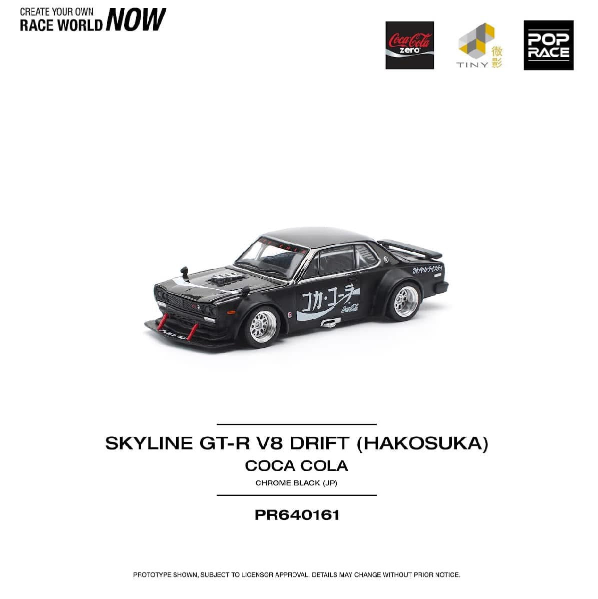Pop Race Nissan Skyline V8 GTR V8 Drift Hakosuka Coca Cola