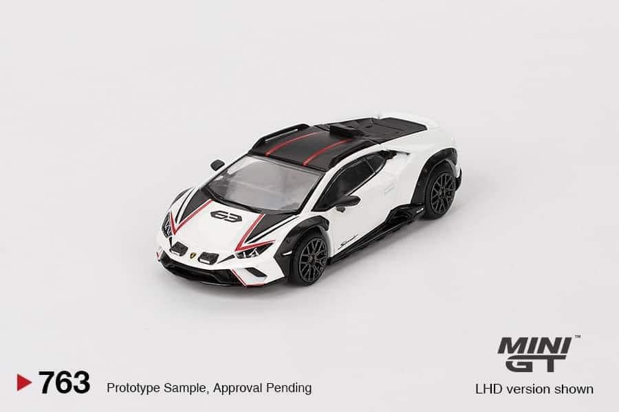 Mini GT Lamborghini Huracan Sterrato Bianco Asopo #763