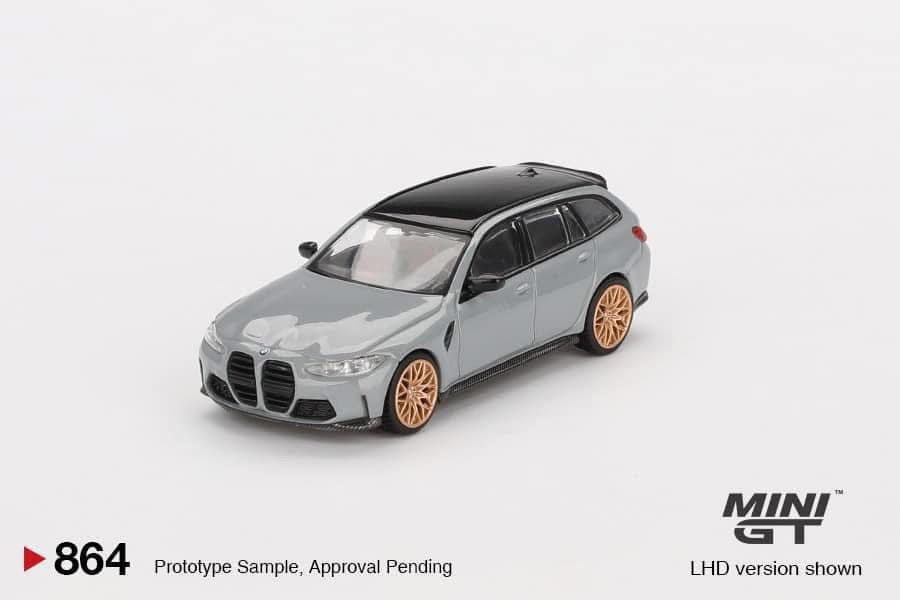 Mini GT BMW M3 Competition Touring Brooklin Grey