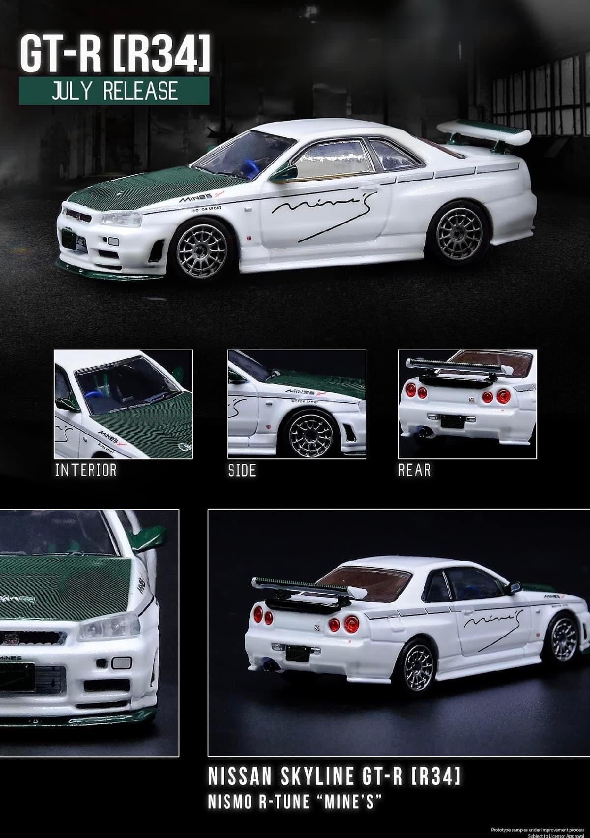 Inno64 Nissan Skyline R34 GTR Tuned By Mines