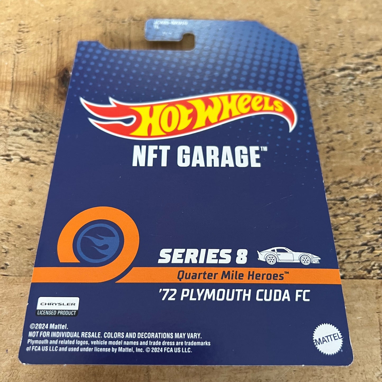 Hot Wheels NFT Garage ‘72 Plymouth Cuda FC