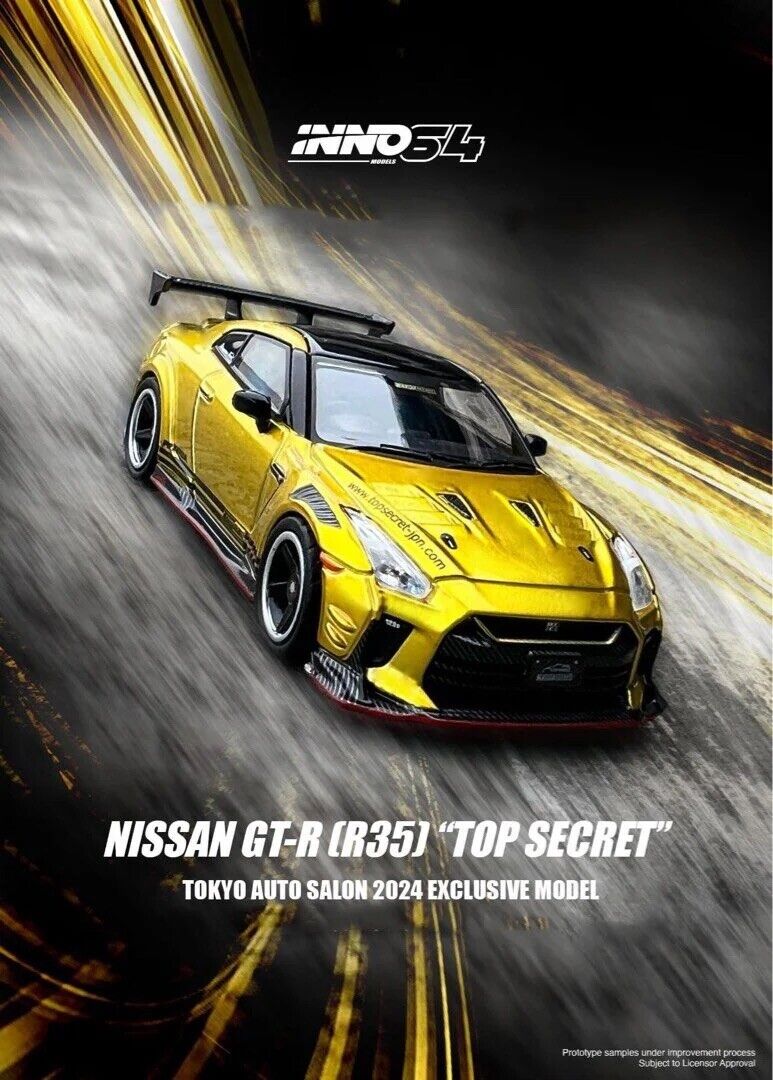 Inno64 Nissan GTR R35 Top Secret Tokyo Auto Salon 2024 Special Edition