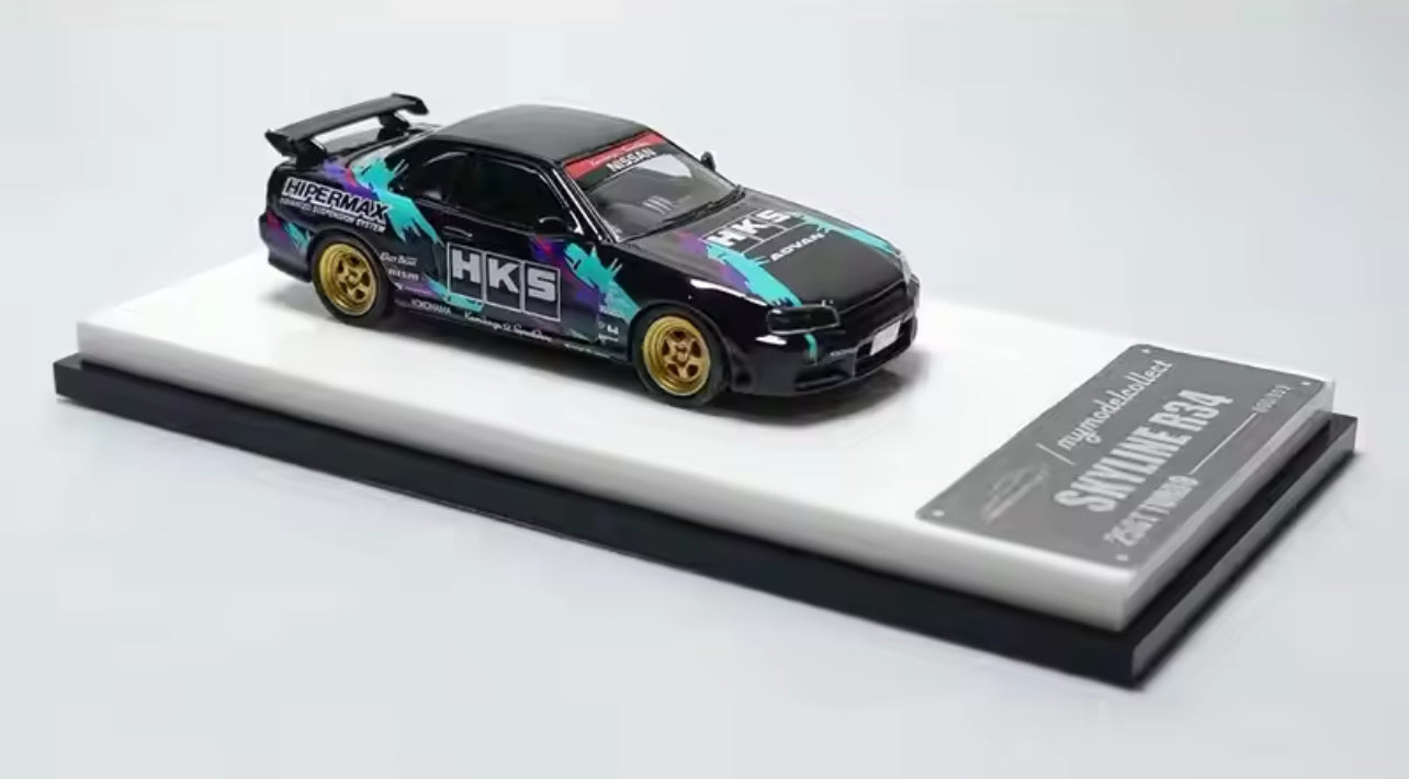 Model Collect Nissan Skyline R34 GTT HKS