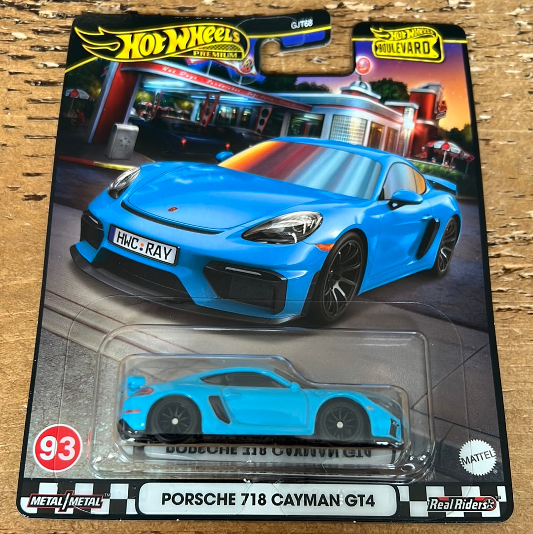 Hot Wheels Boulevard Porsche 718 Cayman GT4