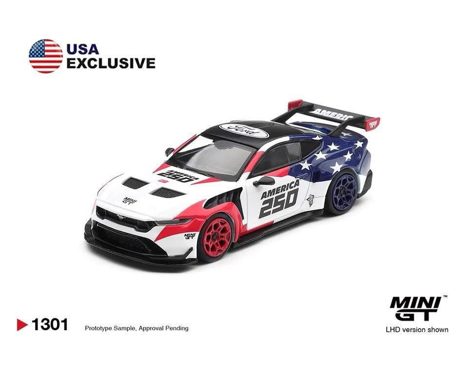 Mini GT Ford Mustang GTD America 250 USA Exclusive #1301