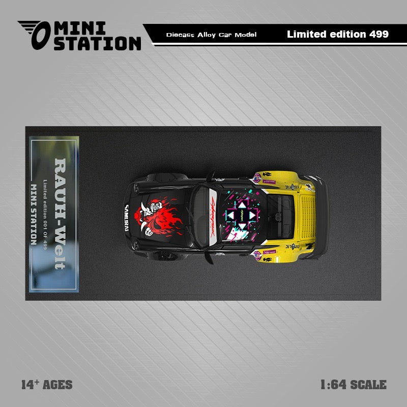 Mini Station Porsche 964 RWB Cyberpunk