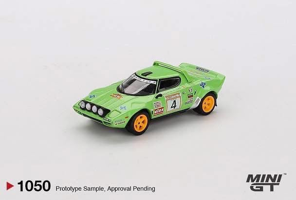 Mini GT Lancia Stratos HF 1979 Spanish Rally Champion #1050