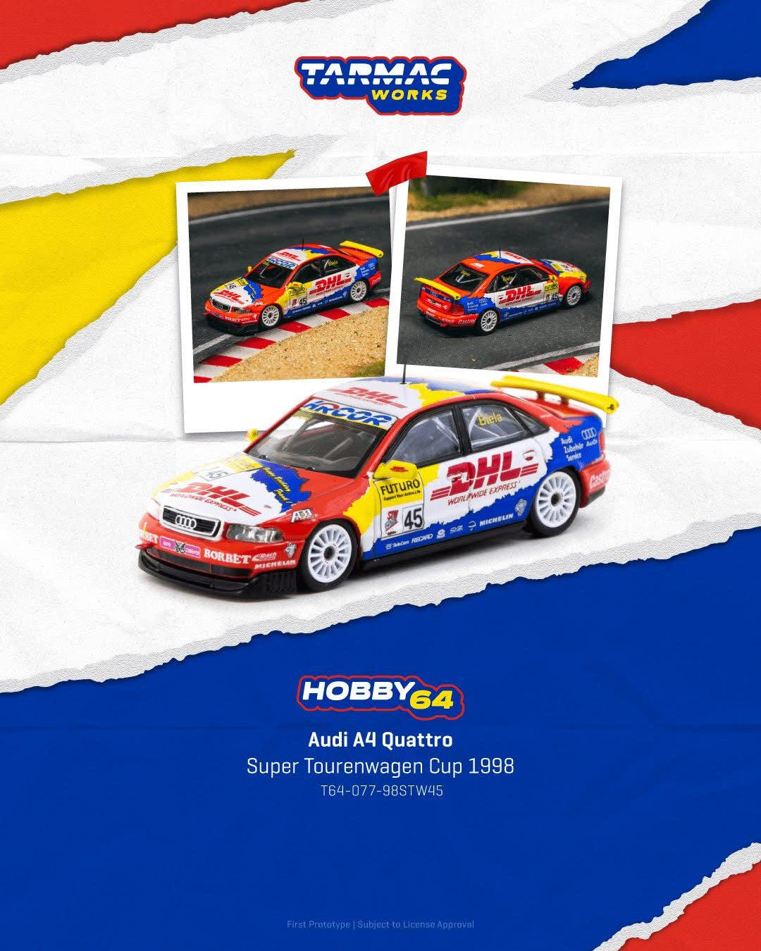 Tarmac Works Audi A4 Quattro Super Tourenwagen Cup 1998