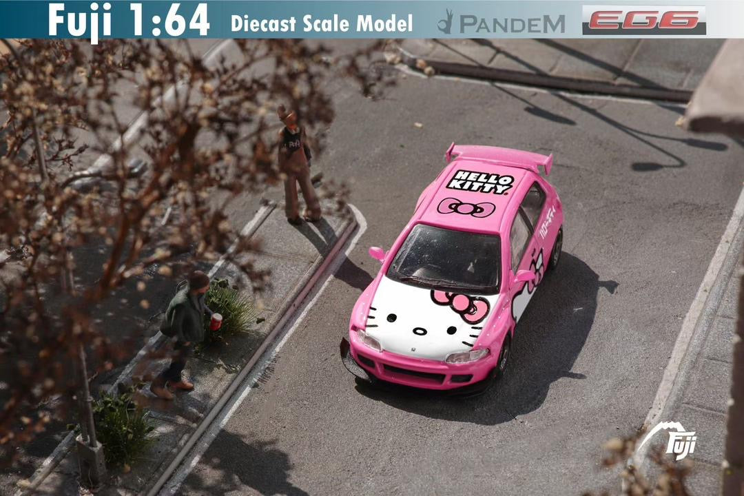 Fuji Model Honda Civic EG Hello Kitty Rocket Bunny