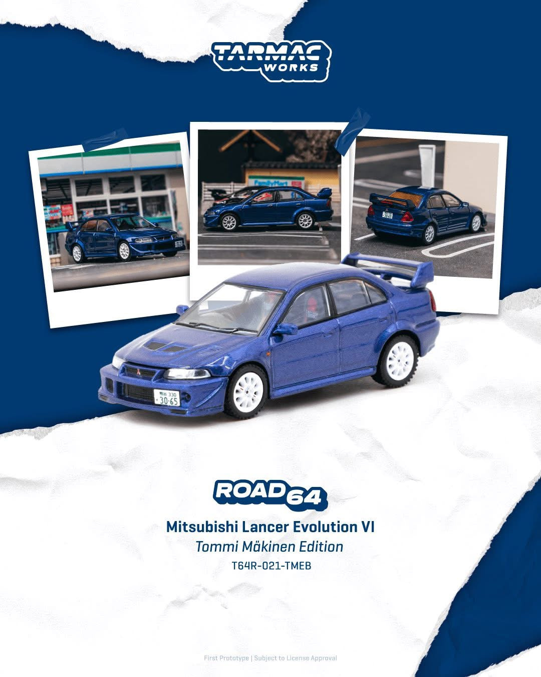Tarmac Works Mitsubishi Evolution VI Tommi Makinen Edition