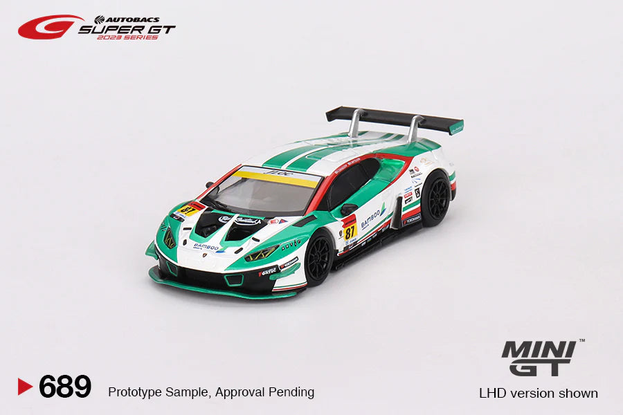 Mini GT Lamborghini Huracan GT3 Evo 2023 Super GT Series #689