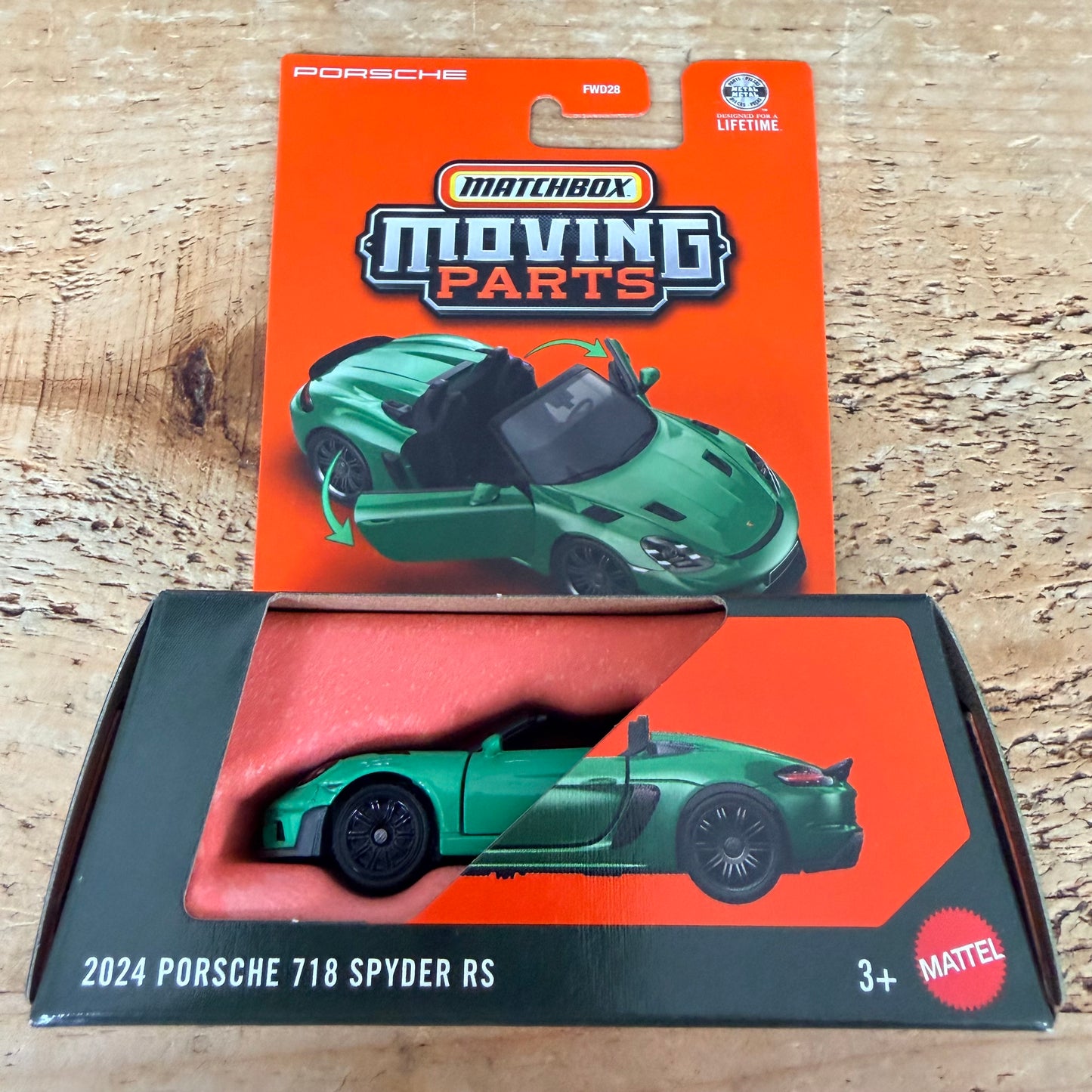 Matchbox Moving Parts 2024 Porsche 718 Spyder RS