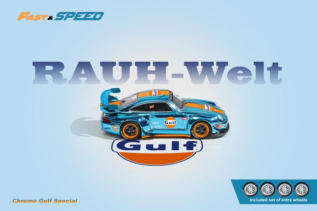 Fast & Speed Gulf Porsche 993 RWB Chrome