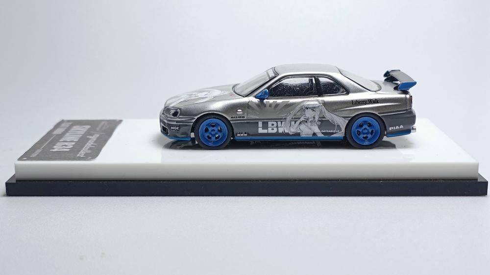 Model Collect Nissan Skyline R34 GTT Silver