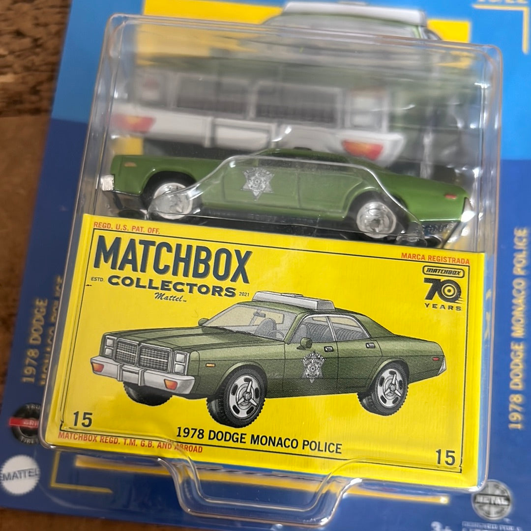 Matchbox Collectors 1978 Dodge Monaco Police