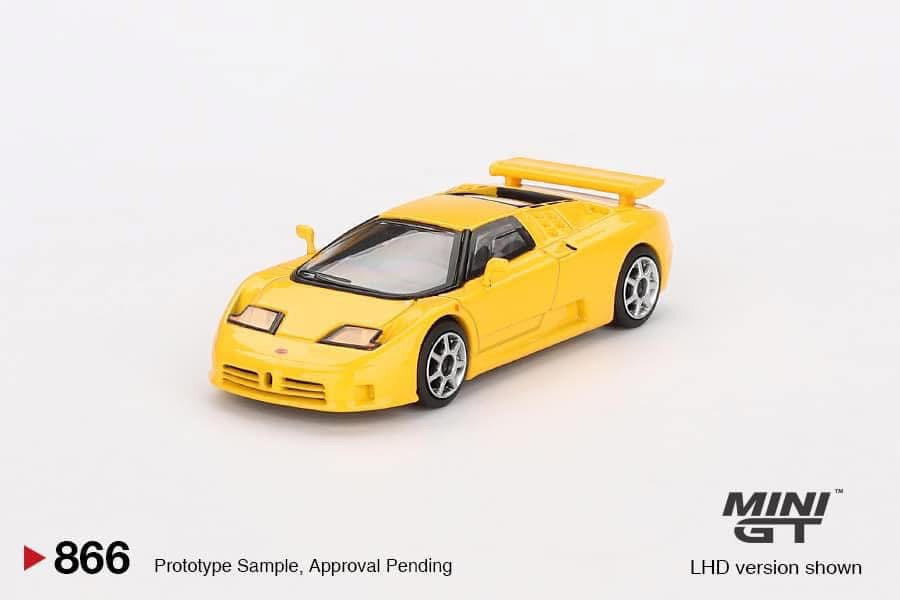 Mini GT Bugatti EB110 Super Sport Giallo #866