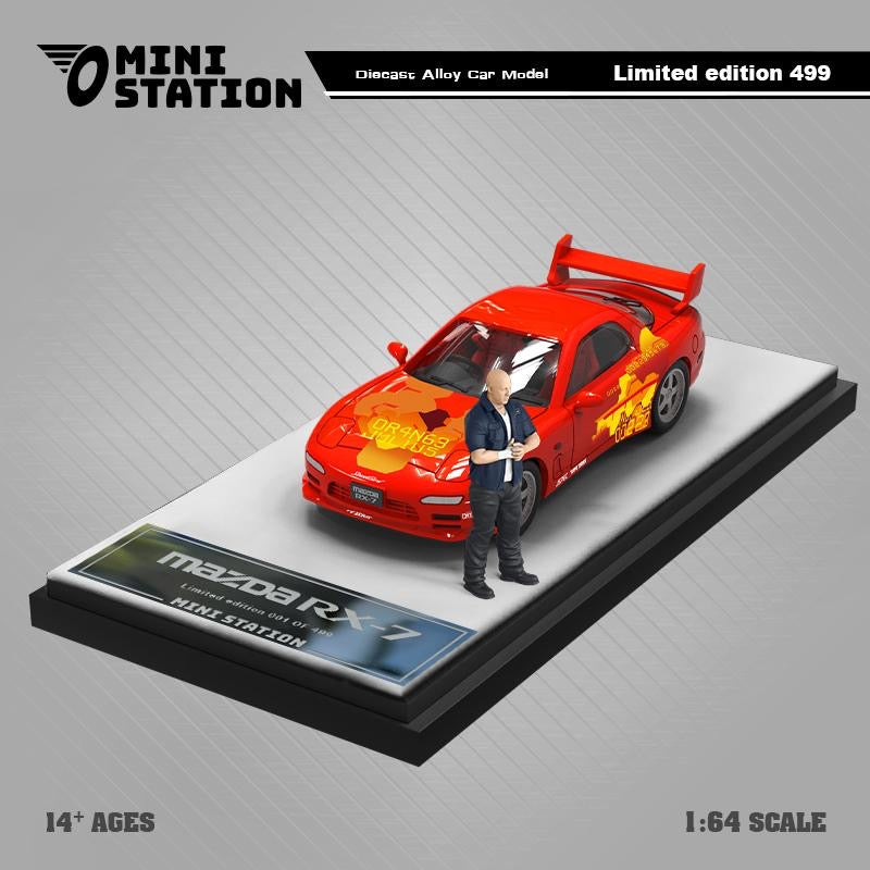 Mini Station Mazda RX7 Fast & Furious With Figure