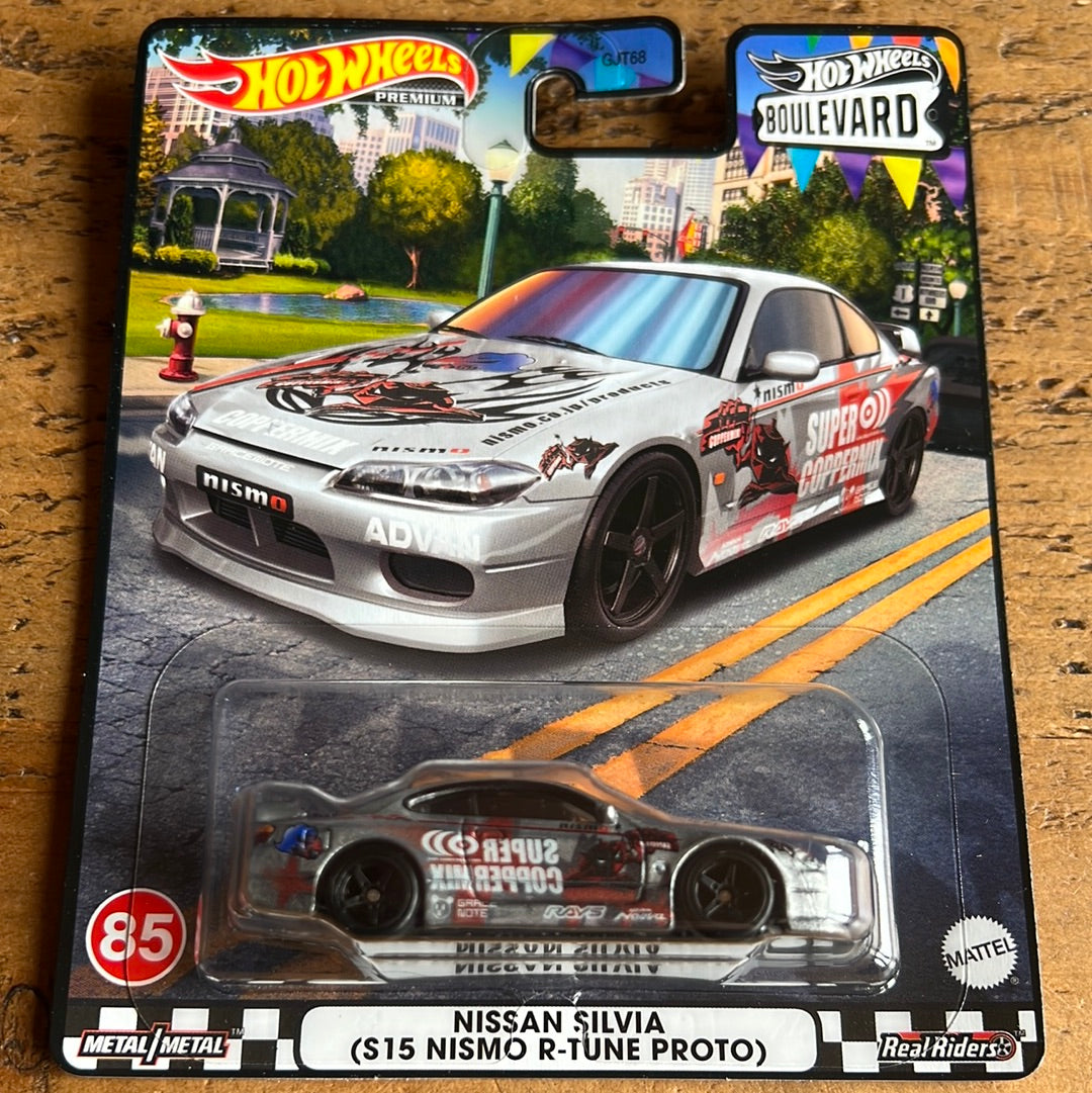 Hot Wheels Premium Boulevard Nissan Silvia S15 Nismo R-Tune Proto