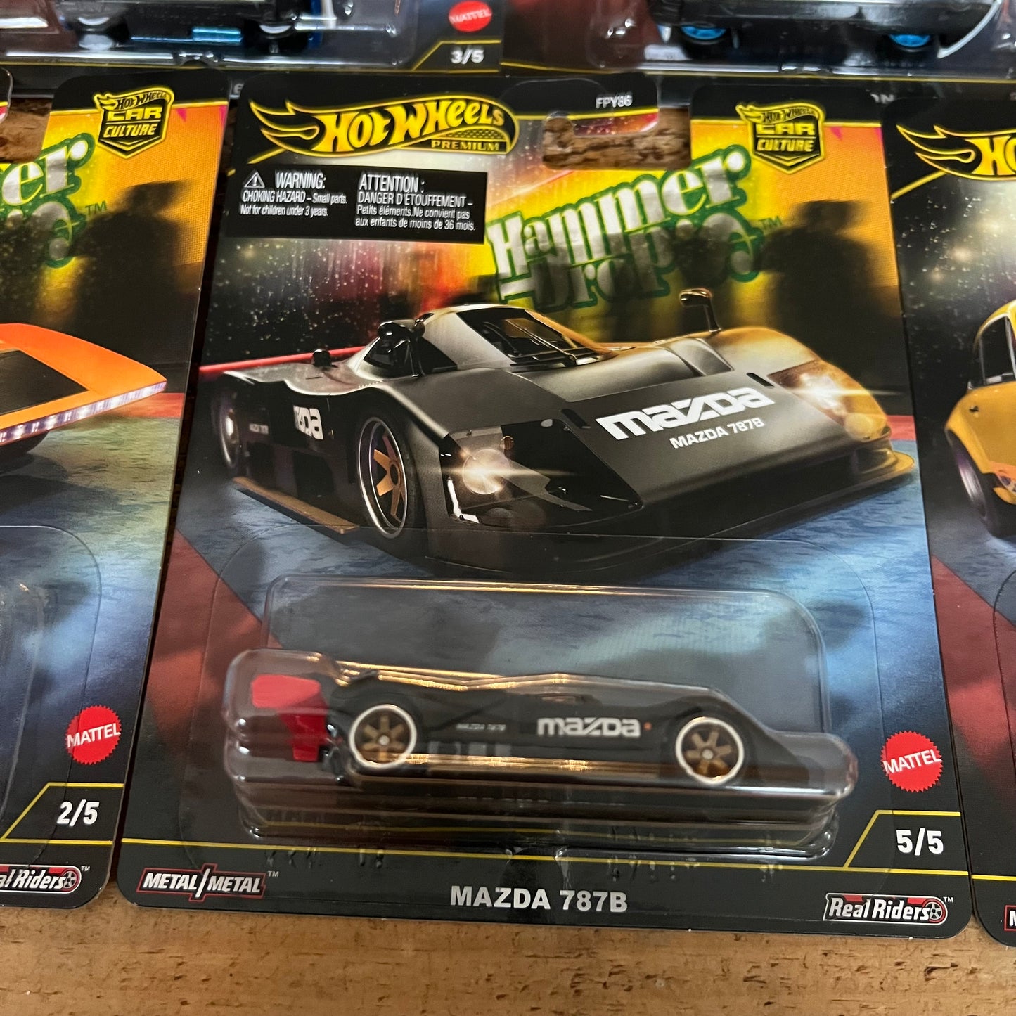 Hot Wheels Premium Hammer Drop Full Set Of 5