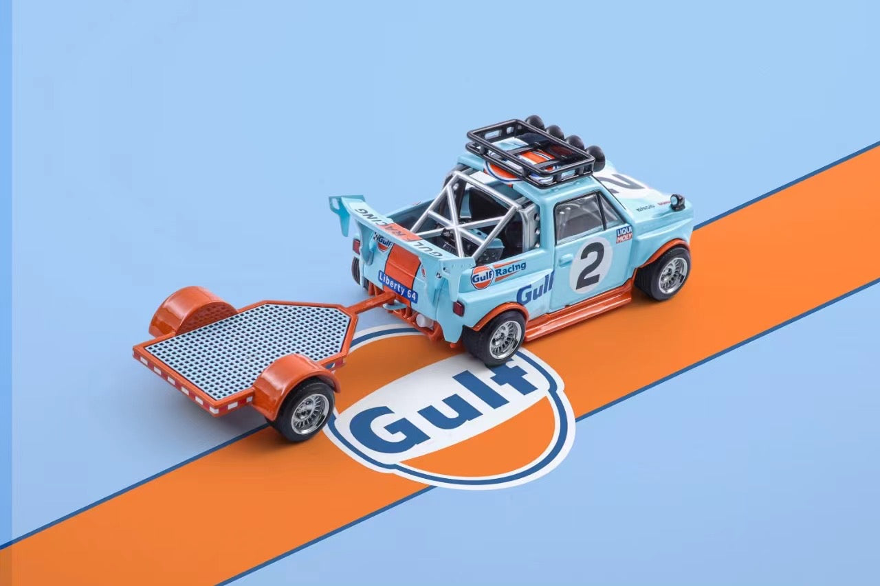 Liberty 64 Honda N360 & Trailer Gulf