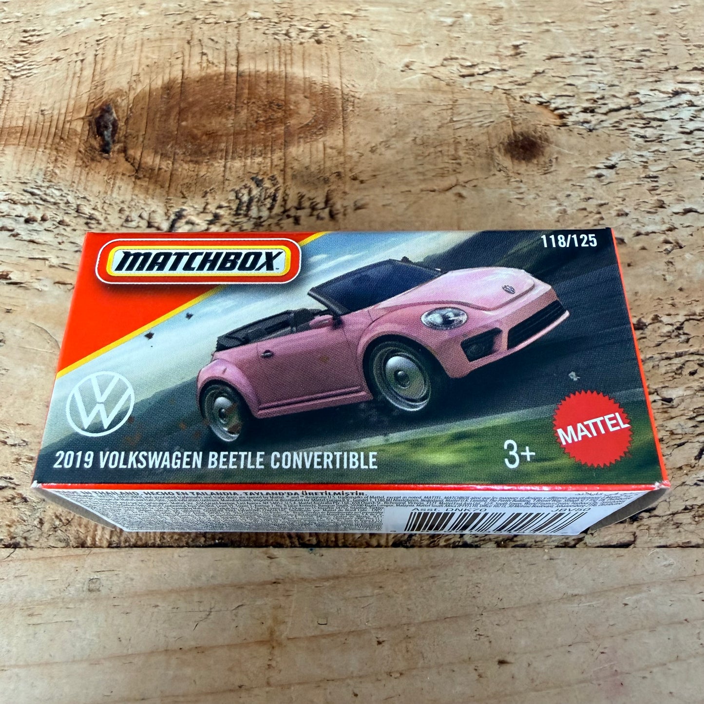 Matchbox Power Grabs 2019 Volkswagen Beetle Convertible