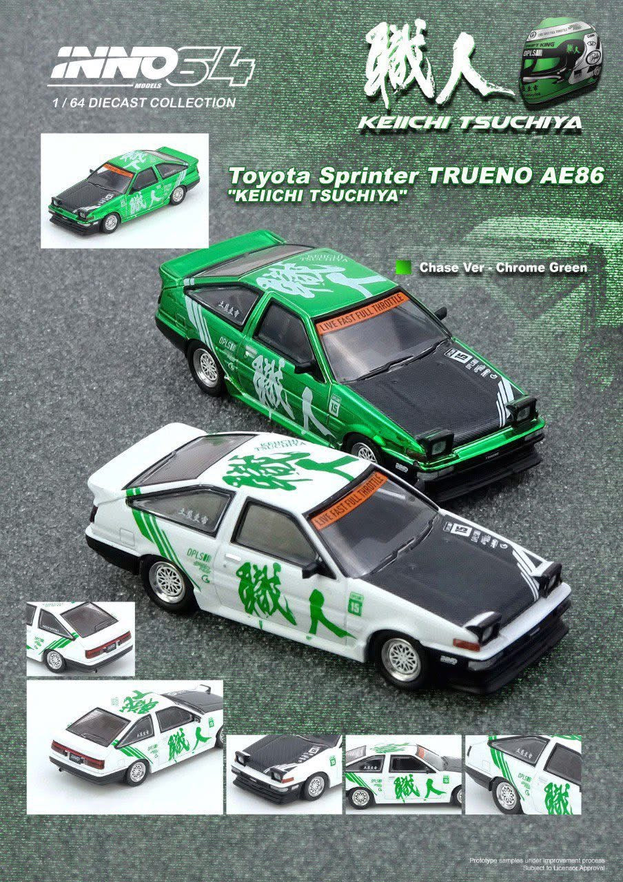 Inno64 Toyota Sprinter Trueno AE86 Keiichi Tsuchiya