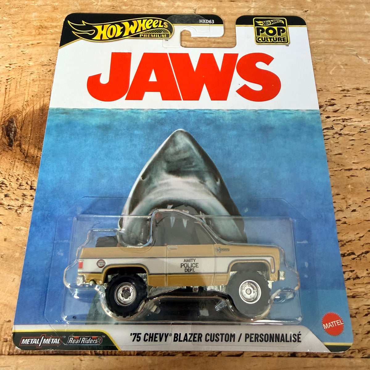 Hot Wheels Premium Pop Culture Jaws ‘75 Chevy Blazer Custom