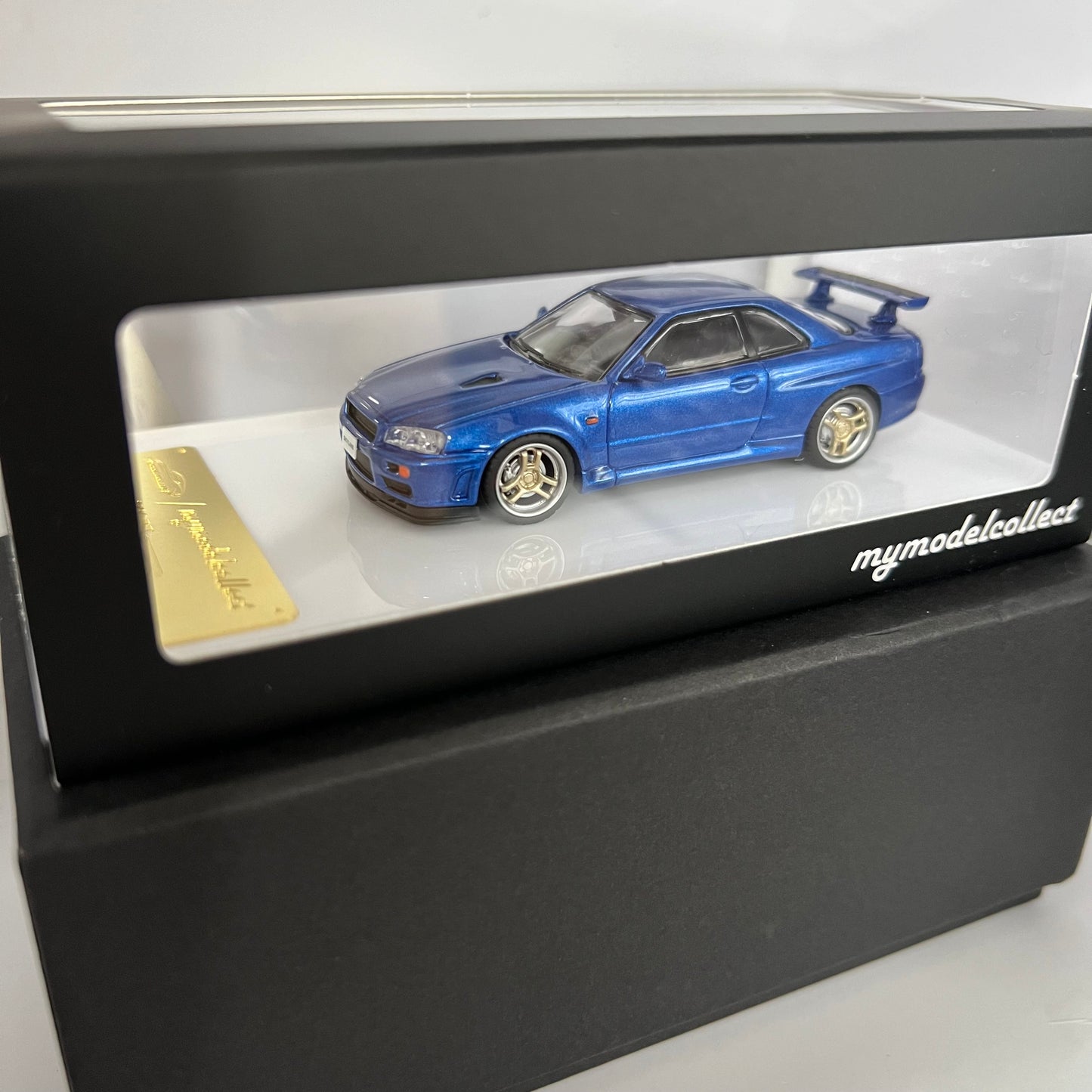 My Model Collect Nissan Skyline R34 GTR Bayside Blue