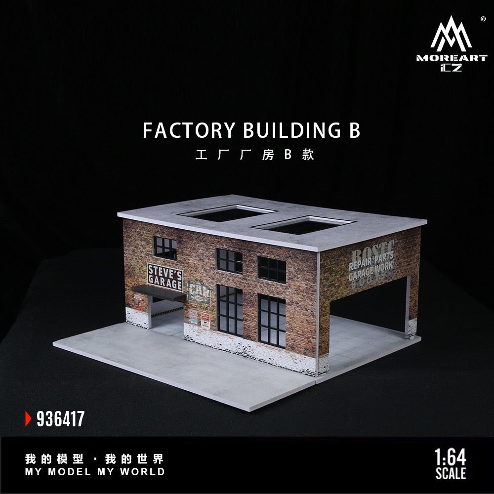MoreArt Diorama Factory Building Style B