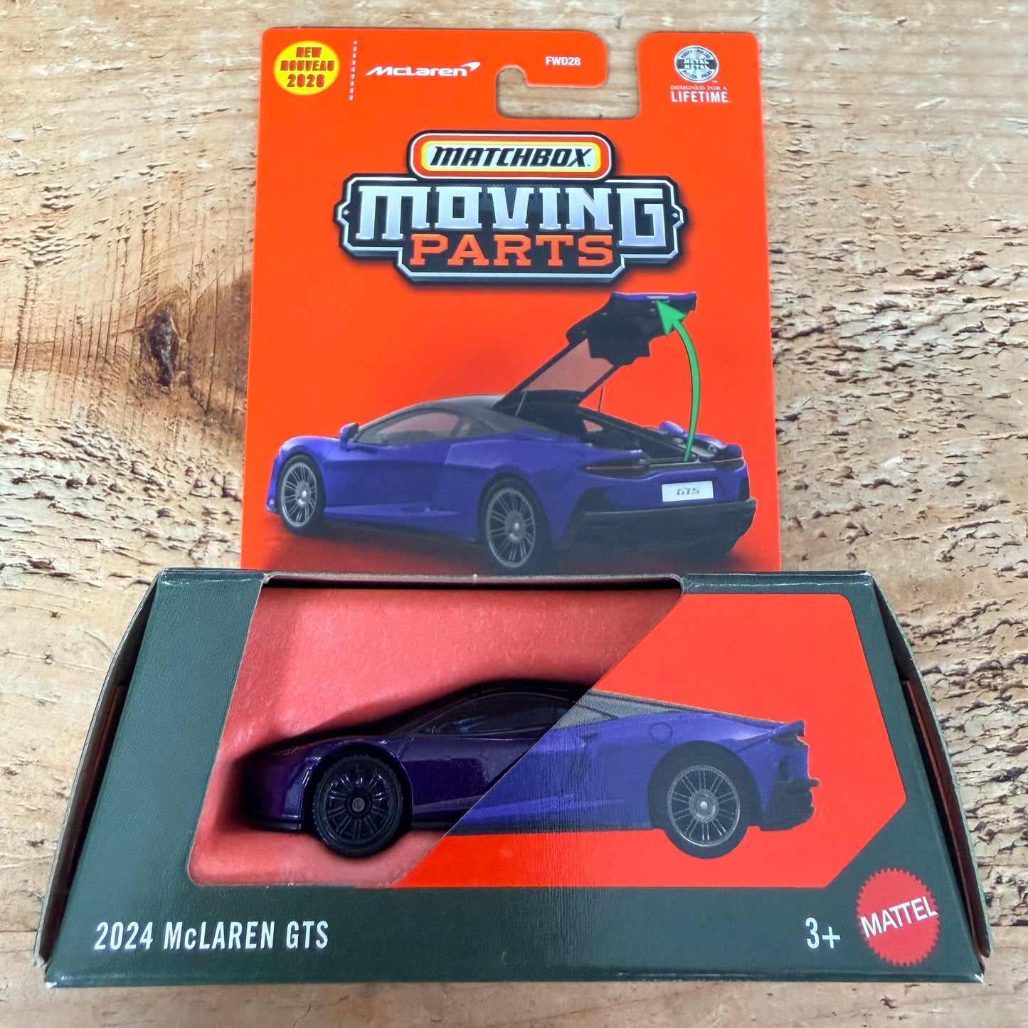 Matchbox Moving Parts 2024 McLaren GTS