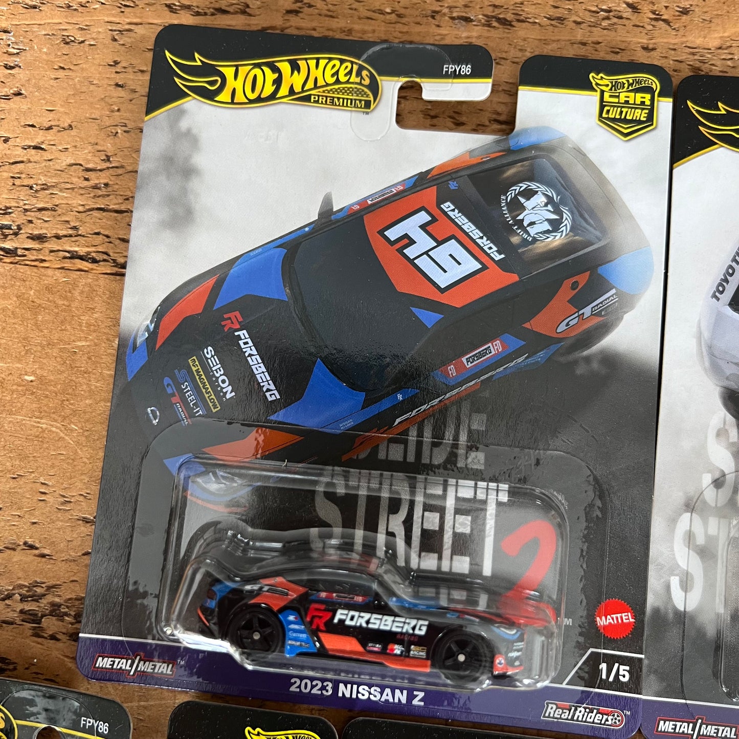 Hot Wheels Premium Slide Street 2 Set Of 5