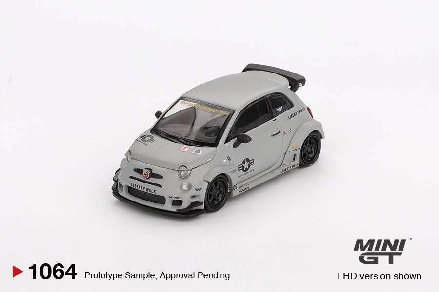 Mini GT LB Works x Abas Works Abarth 595 Fighters #1064