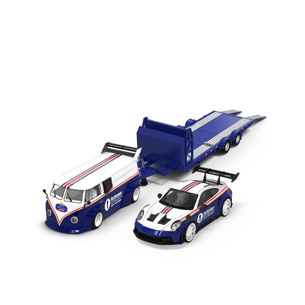 Timemicro Rothmans VW T1, Porsche 992 GT3 RS & Trailer Set